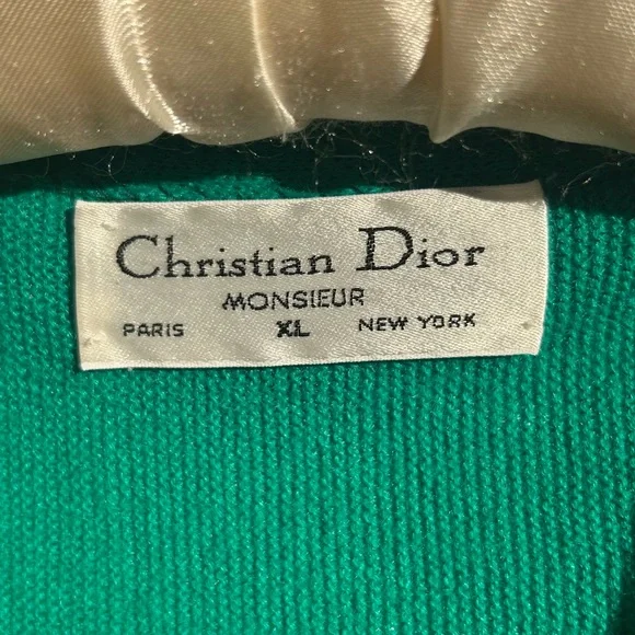 Christian Dior Monsieur Cardigan Green - Picture 2 of 5